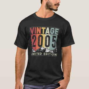 17 Jahre alte Dekoration Vintag 2005 17. Geburtsta T-Shirt