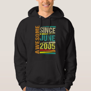 17 Jahre alte Legende Seit Juni 2005 17. Geburtsta Hoodie