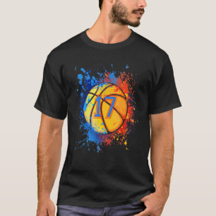 17 Jahre alter 17. Geburtstag Basketball für Jungs T-Shirt