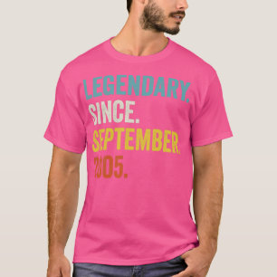 17 Jahre alter Legendär seit September 2005 17th B T-Shirt