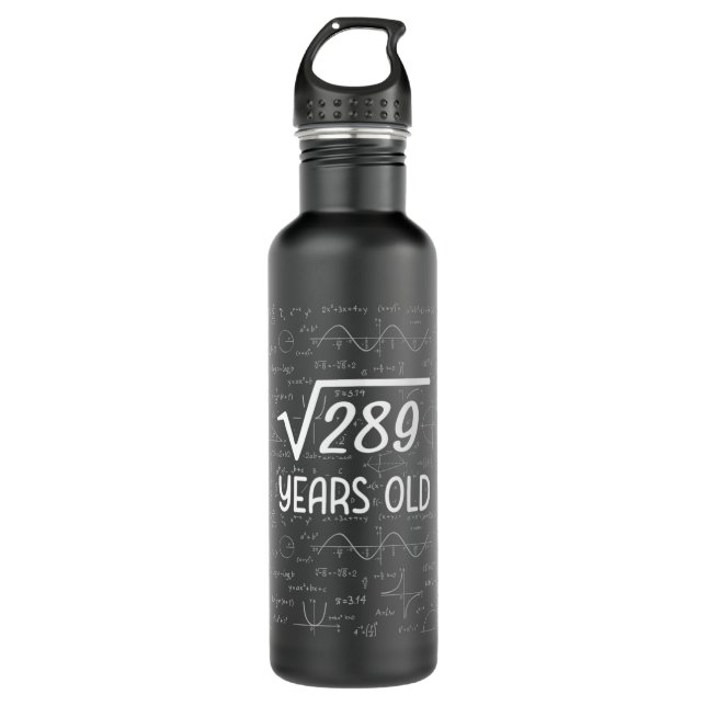 17 Jahre Altes Geschenk Boys Mädchen Funny 17. Geb Edelstahlflasche (Vorderseite)
