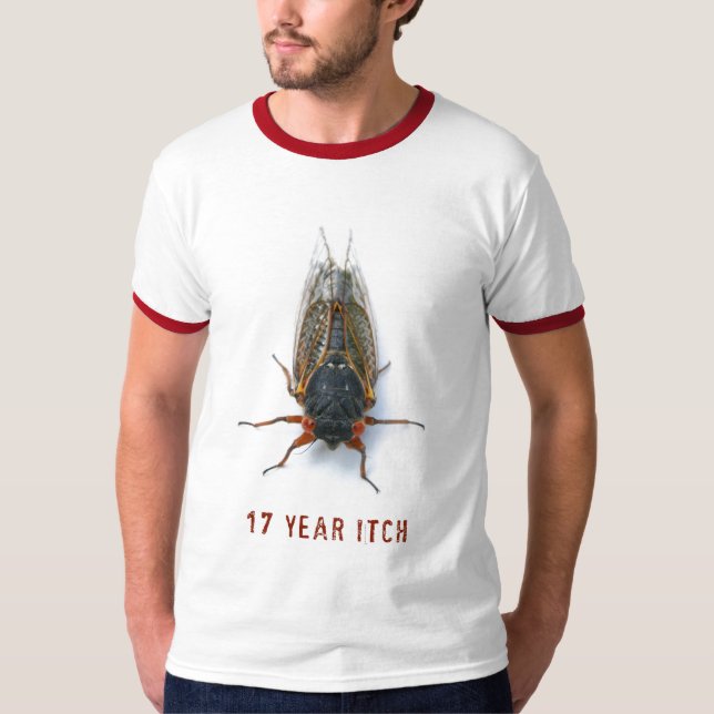 17-jährige Jucken-Zikade T-Shirt (Vorderseite)