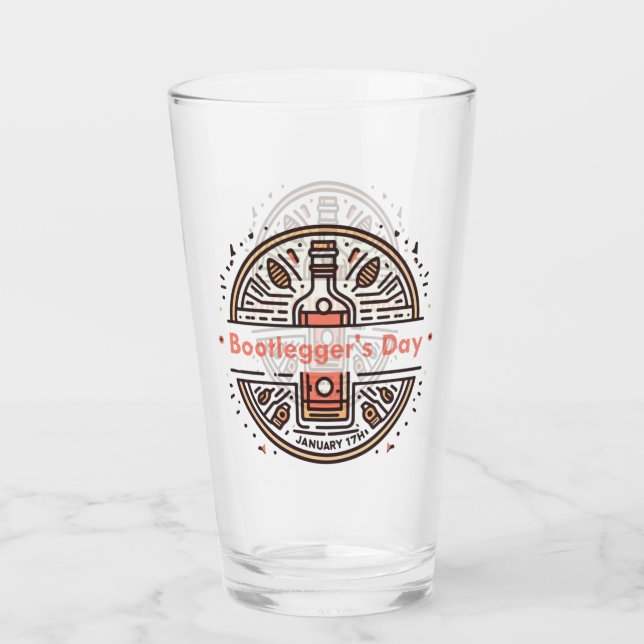 17. Januar - Bootlegger's Day Glas (Vorderseite)