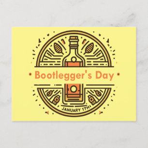 17. Januar - Bootlegger's Day Postkarte