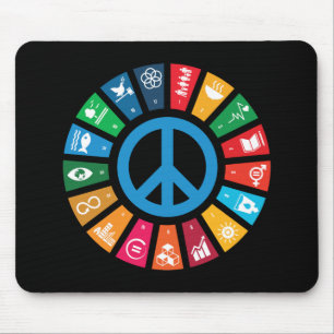 17 Nachhaltige Entwicklungsziele der UN Mousepad