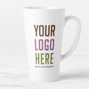 17 oz Custom Tall Latte Tasse mit Logo No Minimum