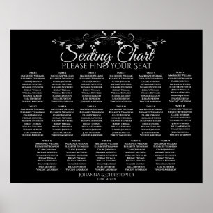 17 Tableau Bordure Bordure Mariage noir Tableau de