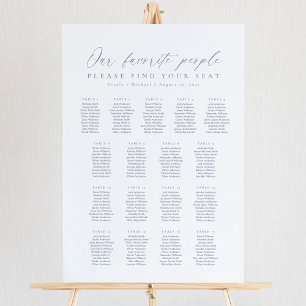 17 Tische Der Sitzplan unserer Lieblingsleute Poster