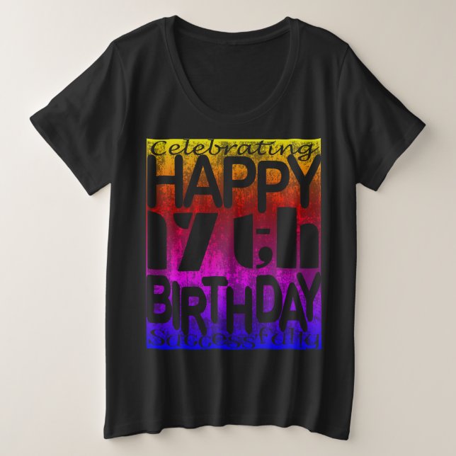 17e anniversaire (Design devant)
