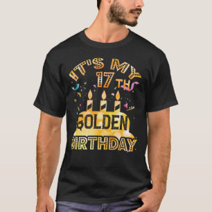 17e anniversaire T-shirt C'est mon 17e anniversair