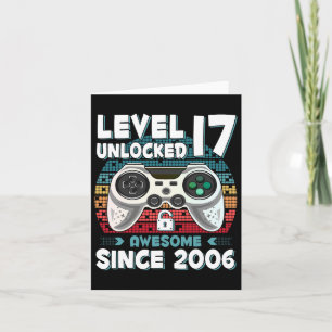 17yr Bday Son Boy Funny Gamer 17. 17. Karte