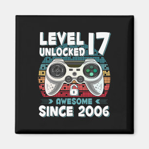 17yr Bday Son Boy Funny Gamer 17. 17. Magnet