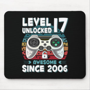 17yr Bday Son Boy Funny Gamer 17. 17. Mousepad
