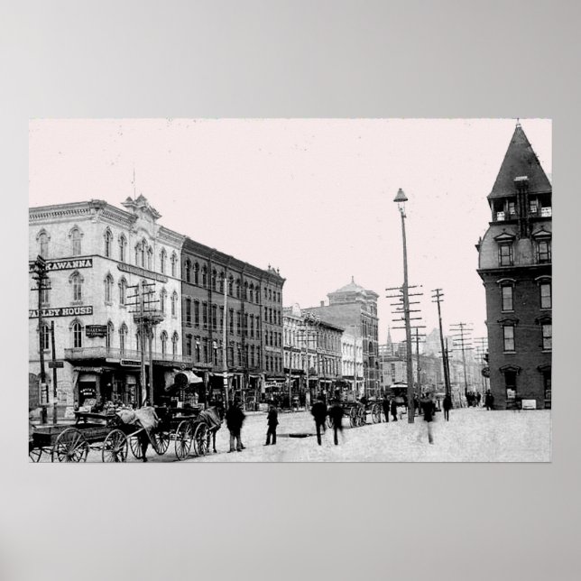 1800er Scranton Pa. Poster (Vorne)