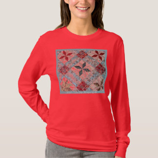 1800sq, 1850's Toile Stern-Antiken-Steppdecke T-Shirt