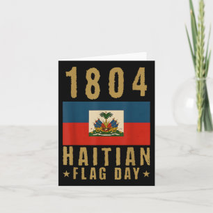 1804 Haitianischer Flaggentag Haitianischer Pride Karte