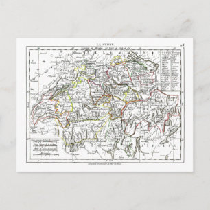 1806 Karte - La Suisse