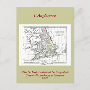 1806 Karte - L'Angleterre
