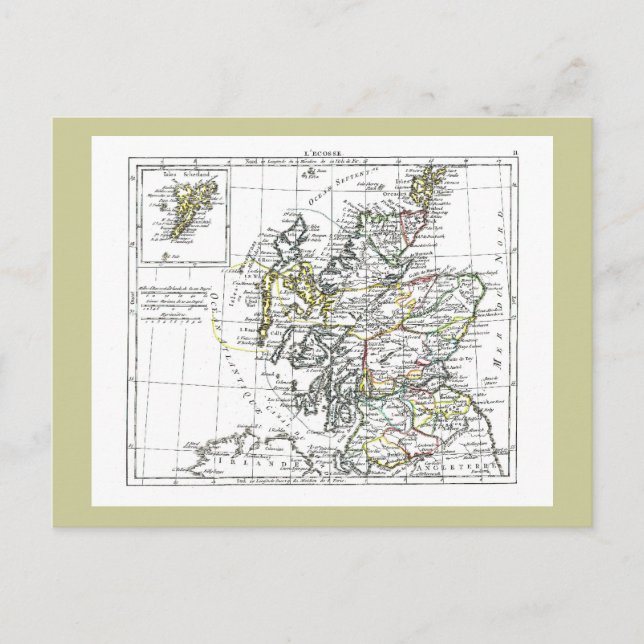 1806 Karte - L'Ecosse (Vorderseite)