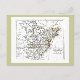 1806 Karte - Les Etats Unis d'Amrique