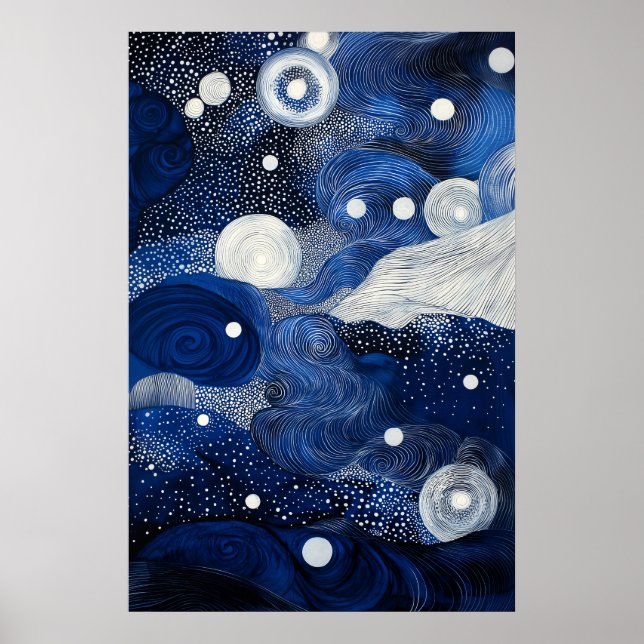 1807 Cosmic Surrealist Dreamscape Poster (Vorne)