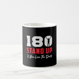180 Darts Bullseye Dart Dartboard Arrow Funny Gift Kaffeetasse