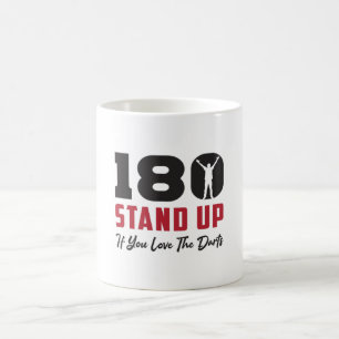 180 Darts Bullseye Dartboard Arrow Funny Gift Idea Kaffeetasse