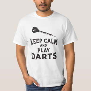 180 Darts Dart Dartboard Behalt Calm Game Funny Gi T-Shirt