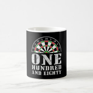 180 Darts Dart Dartboard Bullseye Arrow Funny Gift Kaffeetasse