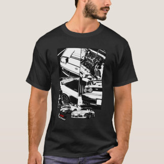 180SX Schwarz/Weiß Classic T-Shirt