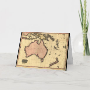 1818 Australasia Map - Australia, New Zealand Karte