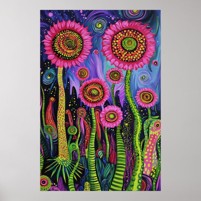 1818 Cosmic Surrealist Dreamscape Poster (Vorne)