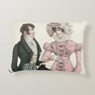 1823 Antike Hochzeitsmode Mann Frau Dekokissen