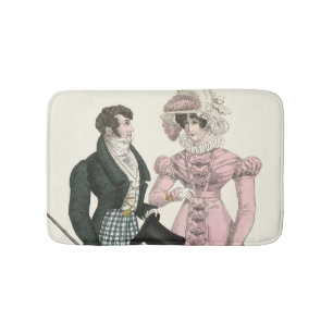 1823 Die antike Hochzeitsmännin-Mode Badematte