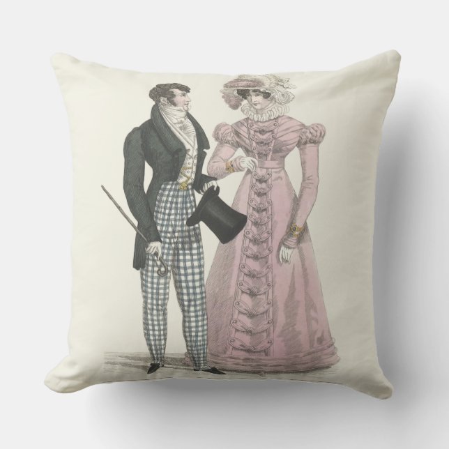 1823 Die antike Hochzeitsmännin-Mode Kissen (Vorderseite)