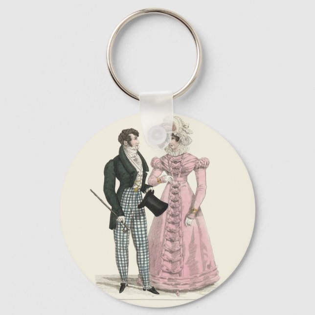 1823 Die antike Hochzeitsmännin-Mode Schlüsselanhänger (Vorderseite)