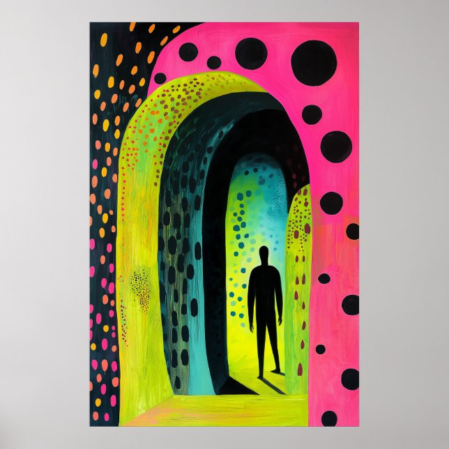 1837 Heroische Abbildung in Bogengang Poster (Vorne)