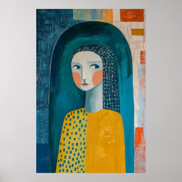 1840 Heroische Abbildung in Bogengang Poster