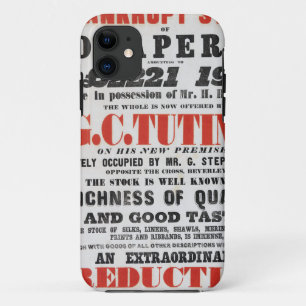 1840s Handzettel-ähnlicher Handy-Fall iPhone 11 Hülle