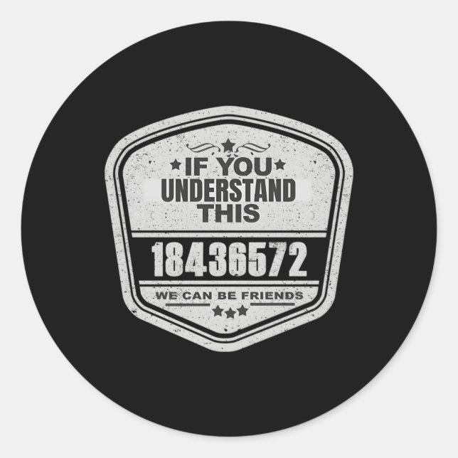 18436572 Phantastisch V8 Kfz-Enthusiast Runder Aufkleber (Vorderseite)