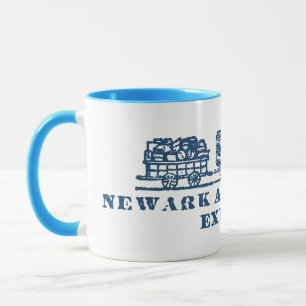 1843 Newark + New York Express Bahn Tasse