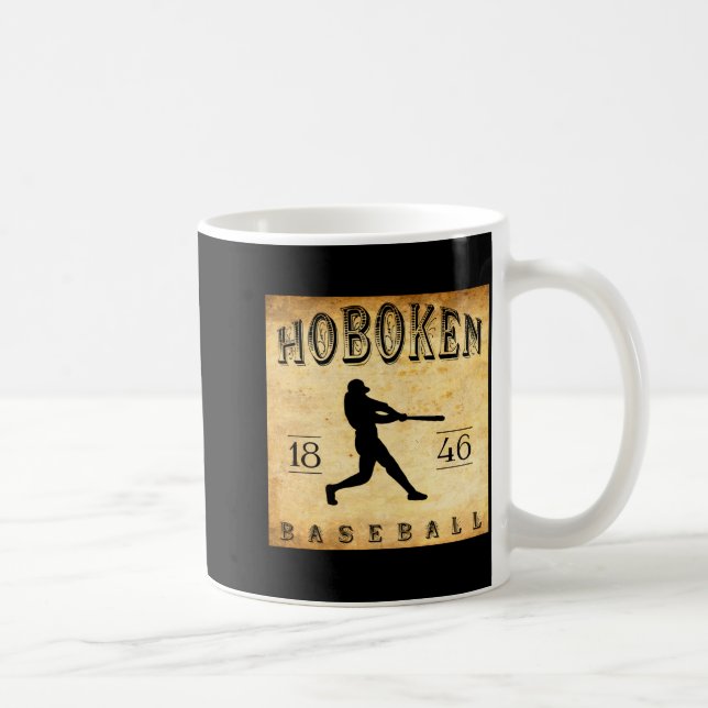 1846 Hoboken New Jersey Baseball  Kaffeetasse (Rechts)