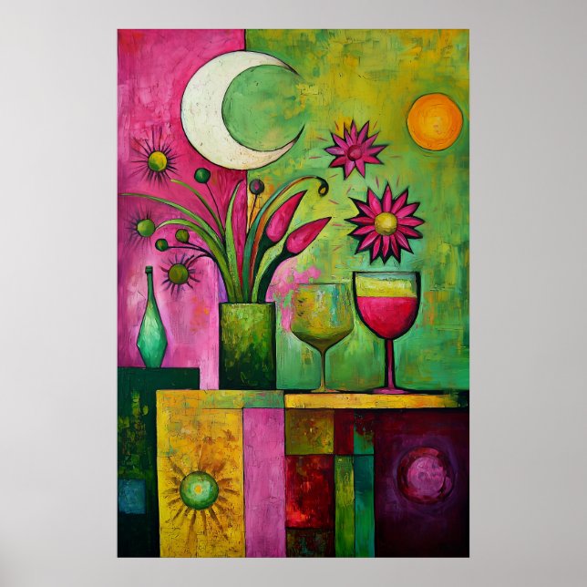 1850 Dreamlike Flow Poster (Vorne)