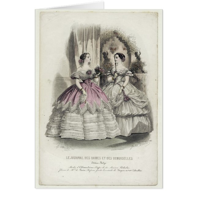 1856 Illustration - Kunst-Karte (mit Mitteilung) (Vorne)