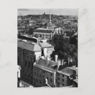 1859: Blick auf Boston nach Süden Postkarte