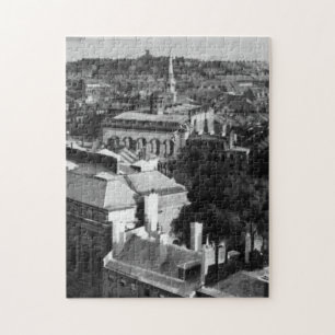 1859: Eine Ansicht von Boston schauend Süd