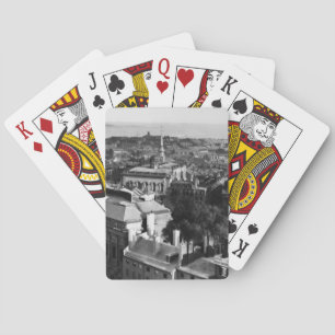 1859:  Eine Ansicht von Boston schauend Süd Spielkarten