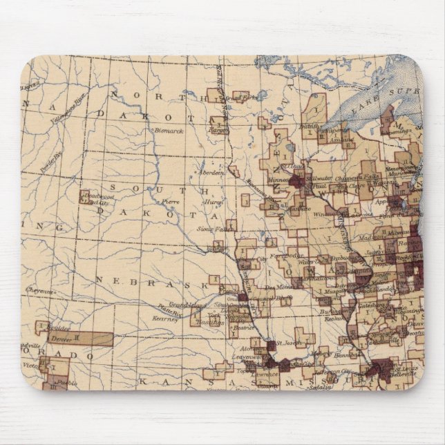 185 Value products/sq mile Mousepad (Vorne)
