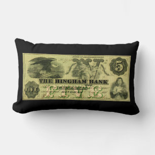 1860 Hingham Massachusetts 5 Dollar Note Lendenkissen
