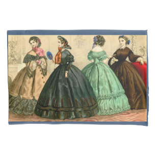 1861 Deutsche Modeplatte Kissenbezug
